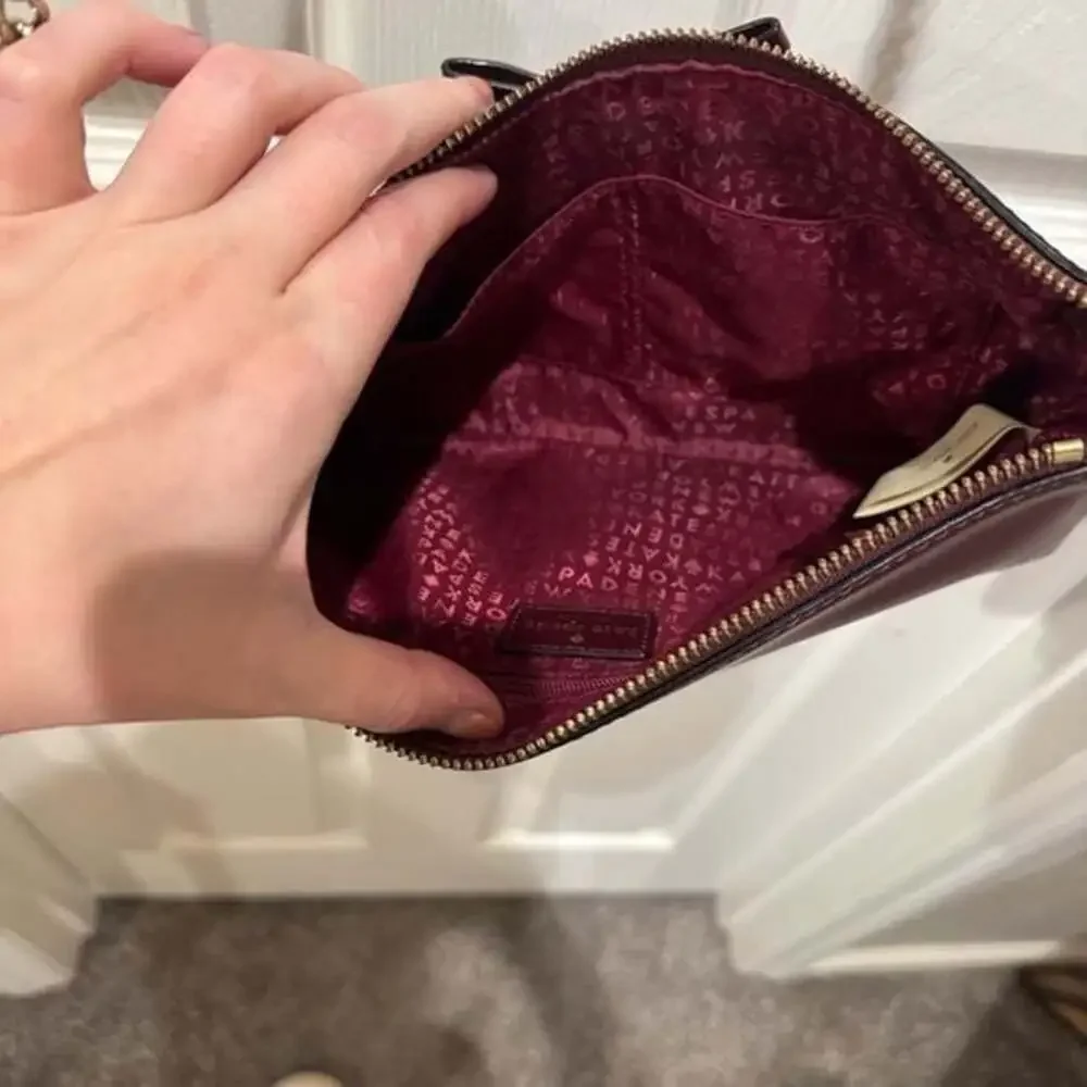 Kate Spade Sawyer Street Declan Burgandy Crossbody
